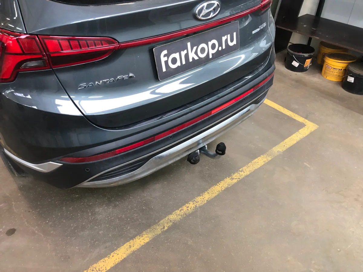Фаркоп Galia для Hyundai Santa Fe 2020-2024 K050A в Уфа Фаркоп Galia для Hyundai Santa Fe 2020-2024 K050A в Уфа