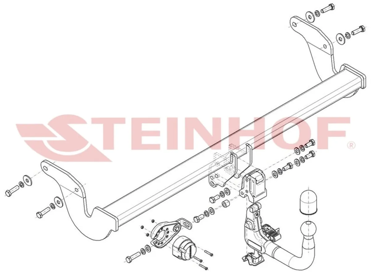 Фаркоп Steinhof для Lexus RX 2022- Арт. L-176 L-176 в Уфа