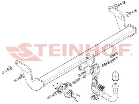 Фаркоп Steinhof для Lexus RX 2022- Арт. L-176 L-176 в Уфа