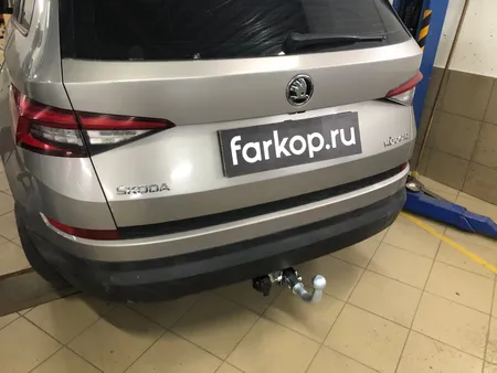 Фаркоп Лидер Плюс для Skoda Kodiaq 2017- V123-BA в Уфа