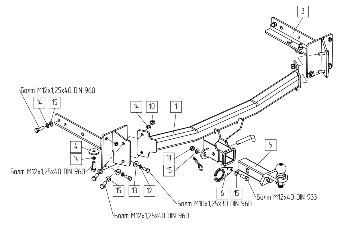 Фаркоп TowRus для LiXiang L6 2024- Арт. 288194 288194 в Уфа Фаркоп TowRus для LiXiang L6 2024- Арт. 288194 288194 в Уфа