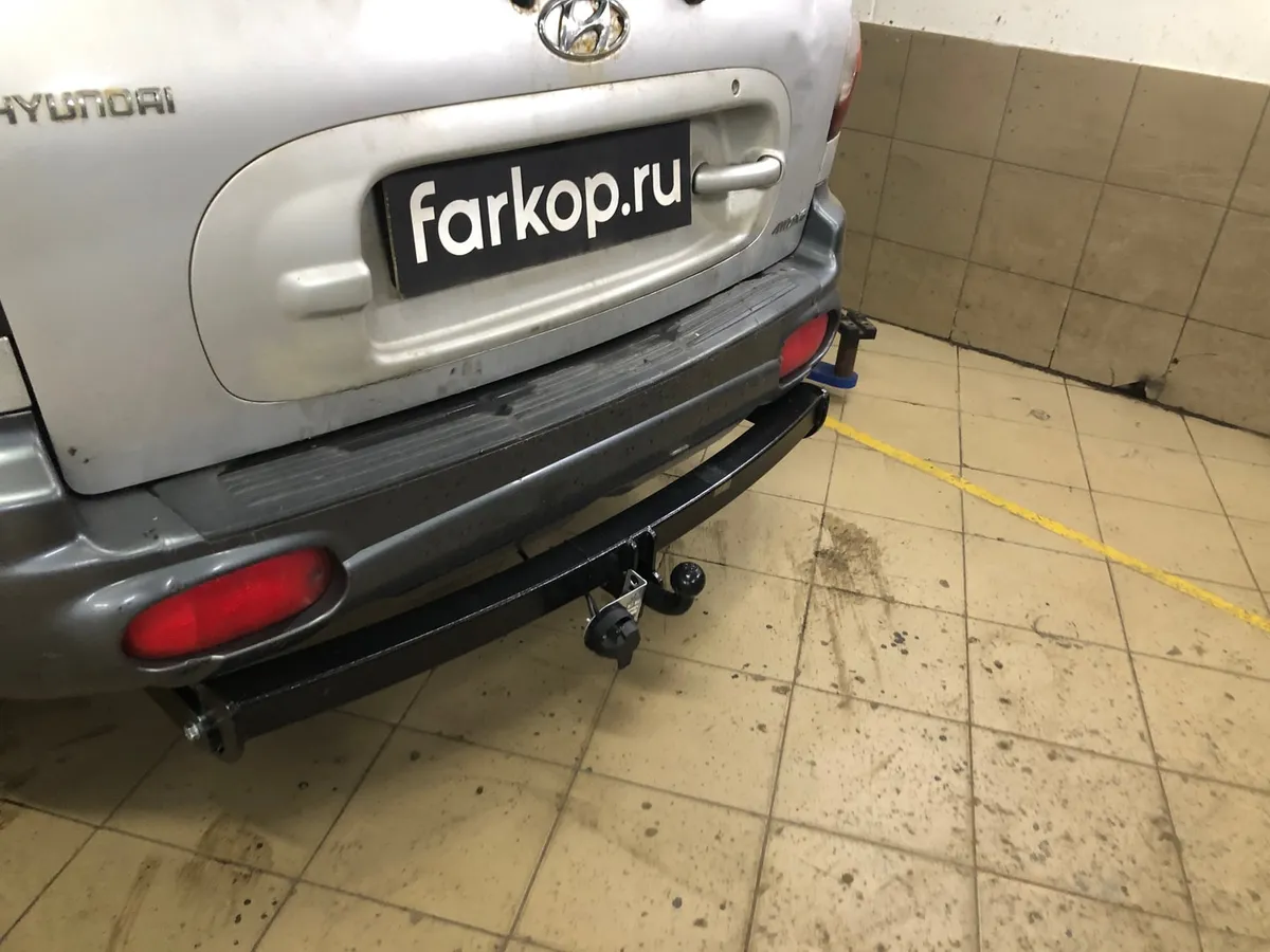 Фаркоп Лидер Плюс для Hyundai Santa Fe 2001-2006 H205-A в Уфа Фаркоп Лидер Плюс для Hyundai Santa Fe 2001-2006 H205-A в Уфа