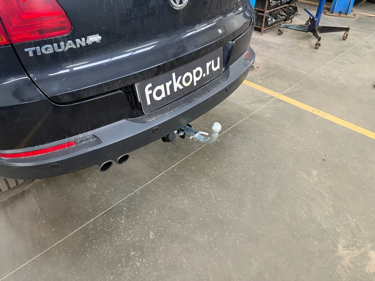 Фаркоп Лидер Плюс для Volkswagen Tiguan 2007-2017 V123-BA в Уфа Фаркоп Лидер Плюс для Volkswagen Tiguan 2007-2017 V123-BA в Уфа
