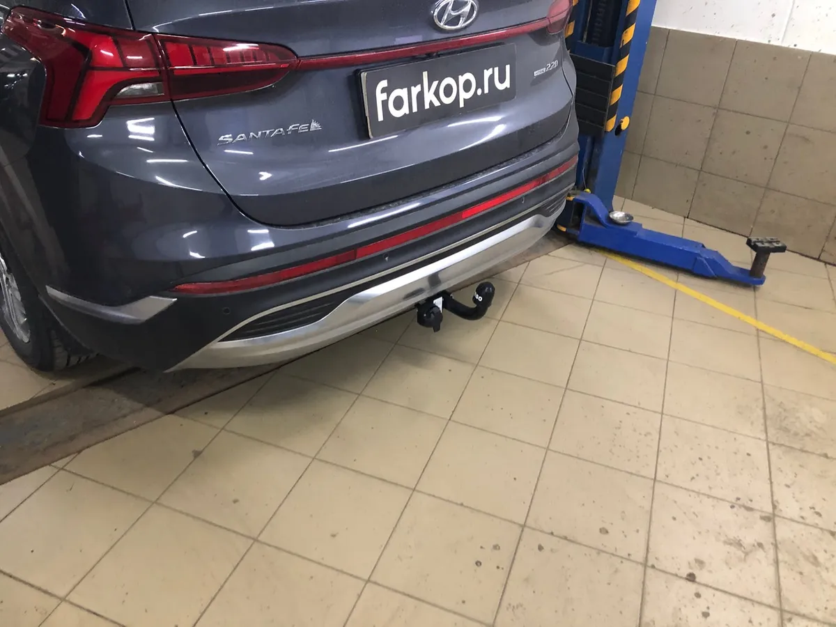 Фаркоп Oris для Hyundai Santa Fe 2020-2024 6768-A в Уфа